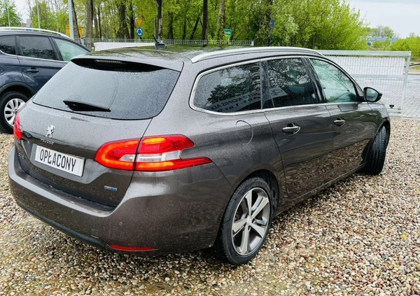 Peugeot 308 cena 38300 przebieg: 177000, rok produkcji 2015 z Ostrołęka małe 529